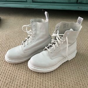 White Dr.Marten Boots